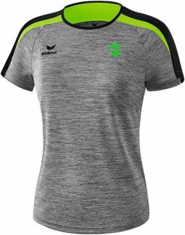 Liga 2.0 T-Shirt DJK Fasangarten grau melange/schwarz/green gecko | 42