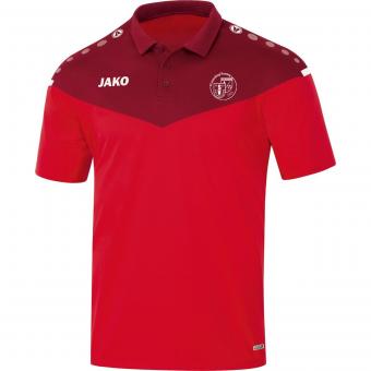 Polo SG Ascholding/Thanning Fußball rot/weinrot | XXL