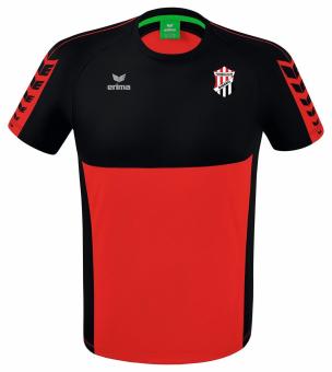 Six Wings T-Shirt FC Biberg rot/schwarz | XL