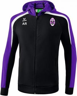 Liga 2.0 Trainingsjacke mit Kapuze SC Armin München schwarz/violet/weiß | 152